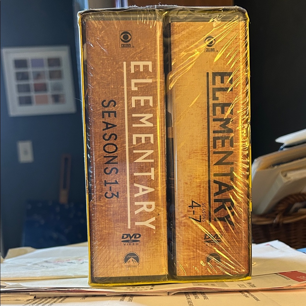Elementary DVD Box Set - Seasons 1-7 - Gold and Brown
